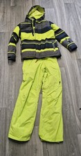 Schneeanzug von PROTEST Skianzug Gr. 164 Neongelb Zweiteiler Fast Neuwertig Boys