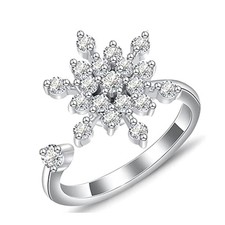 Women s Snowflakes Spinning