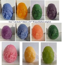 Kerzen Eier Osterei 7cm