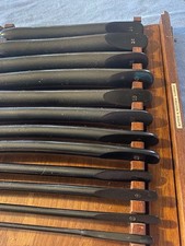 Antikes Gynäkologisches Instrumenten-Set Uterus Dilatatoren Holzbock Erbe Selten