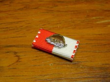 Schweiz 2-Tage-Marsch Bern mit Helm in Silber - Bundeswehr Bandschnalle Orden