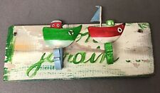 Garderobe Haken Kunst Maritim Bunt Schiffe