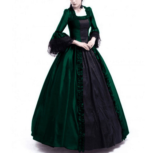 Damen lang abendkleid spitze - lang,