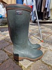 Aigle Gummistiefel 39, Grün