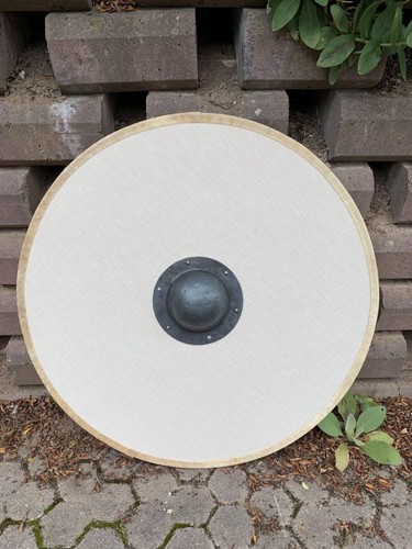 Rundschild aus pappelholz - rundschild, 12