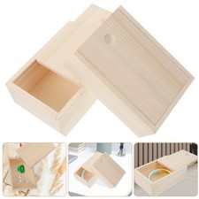 2pcs Holzlagerbox Schubladen