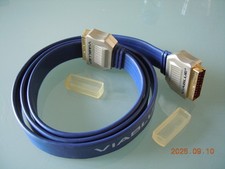 ViaBlue High End SCART-Kabel / 1,5 M / SCART a. SCART/ Metall-Stecker/24 K /#-06