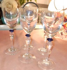 5 Likörgläser " San Remo" von Leonardo, mit blauen Farbton im Stil, 17 cm hoch