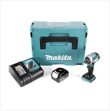 Makita DTD 154 RM1J Akku Schlagschrauber 18 V 1/4" 175 Nm + 1x Akku 4 Ah + Lader