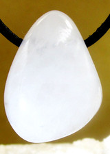 SCHNEEQUARZ    Trommelstein