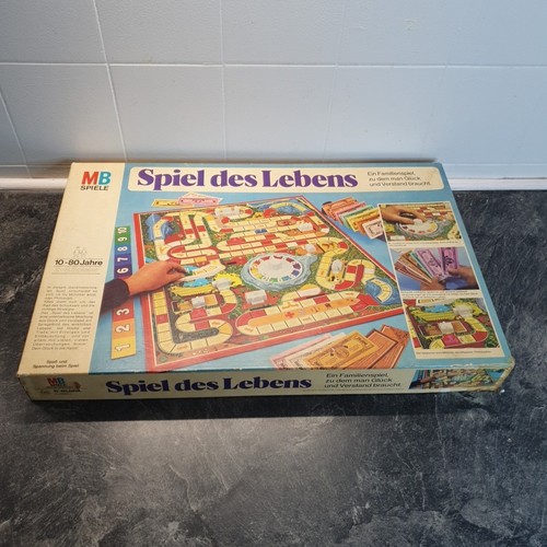 Spiel des lebens - brettspiel, mb