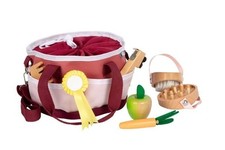 Pferdepflegeset mit tasche rot - pferdepflegeset,
