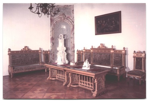 Esterházy castle salon with - esterházy,