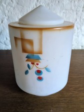 Antiker Lamenschirm Milchglas