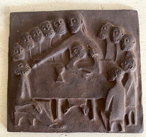 Bronzerelief sakral das - sakral,,