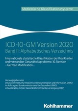 ICD-10-GM Version 2020: Band II: Alphabetisches Verzeichnis DIMDI Deutsches ...