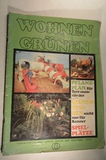 alte ddr Zeitschrift Wohnen im Grünen Verlag für die Frau 1974 interessant