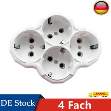 4 fach Steckdosenleiste