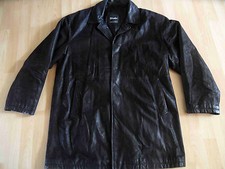 WINDSOR tolle weiche Lederjacke schwarz Gr. 52 TOP KY1014