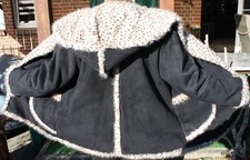 Webpelz Fellmantel Pelzmantel Wintermantel Größe ca. 40- 44