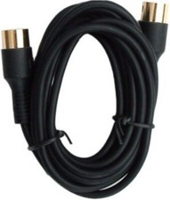Powerlink Kabel 1,8m schwarz f. Bang & Olufsen Lautsprecher 8 polig B&O Beosound