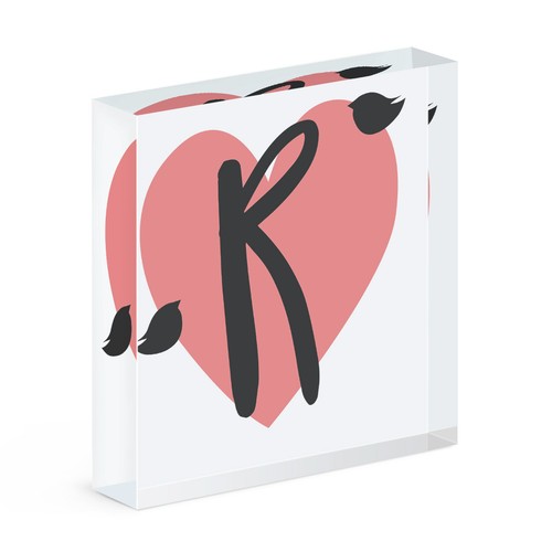 Buchstabe herz alphabet - herz,