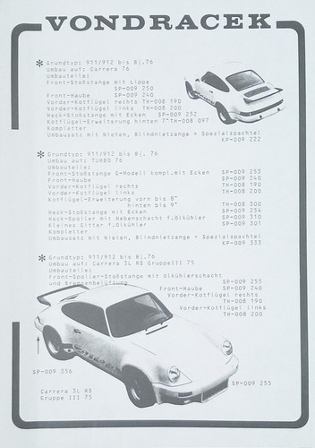 Vondracek tuning für porsche - vondracek,
