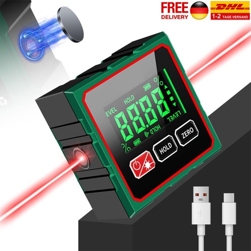Lcd digitaler winkelmesser - lcd, mit