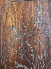 Antiker Wandschrank Hängeschrank Jugendstil Art Nouveau Floral