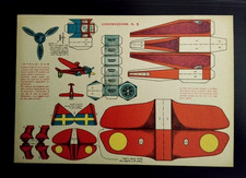 Modellflugzeug aus Papier zum