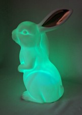 Hase, Dekoration, Lampe, leuchtet in verschiedenen Farben, ca. 26 cm Höhe