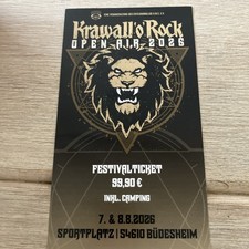 Krawallo rock ticket festival - ticket,