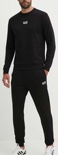 EA7 Emporio Armani Sweatanzug schwarz weißes Logo 8NPV66