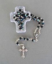 Rosenkranz schwarz schimmernde