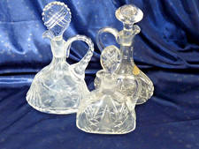 Edle Kristallkaraffen 3 Stück – Makelloser Zustand