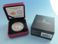 Kanada 5 Dollar 2014 - Arctic Fox - 1 Unze Silber - Proof - in OVP!