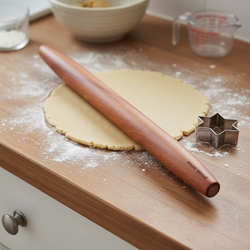 Teigroller holz 40cm - holz, aus