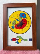 wassily kandinsky , framed oil