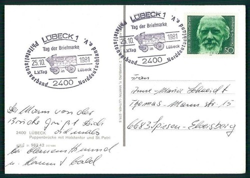 Brd bund 1981 tag der - bund, ak