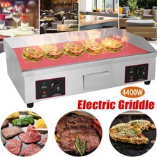 4400W Elektro Grillplatte Griddleplatte Gastro Griddle Grill Bratplatte Bräter