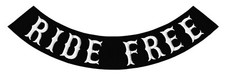 Backpatch #51 - RIDE FREE Side