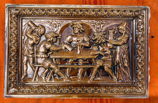 Ofenkachel, Deko Kachel, Velten Keramik Motiv Fliesen, mittelalterliche Figuren