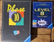 Phase 10 Kartenspiel + LEVEL 8 Master 2 x Ravensburger in OVP  Vollständig!