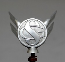 Alte Schutzblechfigur Emblem Fahrrad / Moped - Stellbrink/Greif - #2998