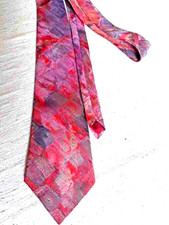 Schlips rot bunte krawatte - rot-bunte,