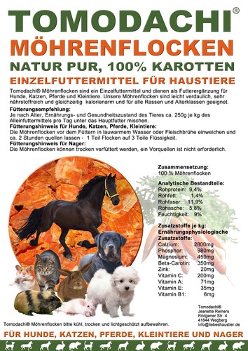 Möhrenflocken nager karotten - nager,