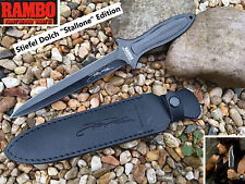 NEU RAMBO II 2 First Blood Stiefel Messer Dolch für Sammler Outdoor Survival
