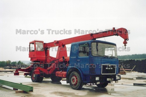 Lkw foto man kranwagen - lkw,