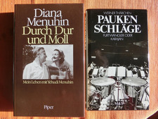 Diana Menuhin Yehudi Durch Dur und Moll signiert + Paukenschläge Thärichen