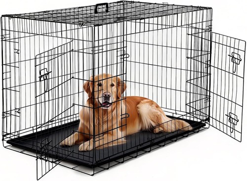 Klappbarer metall hundekäfig - klappbarer,